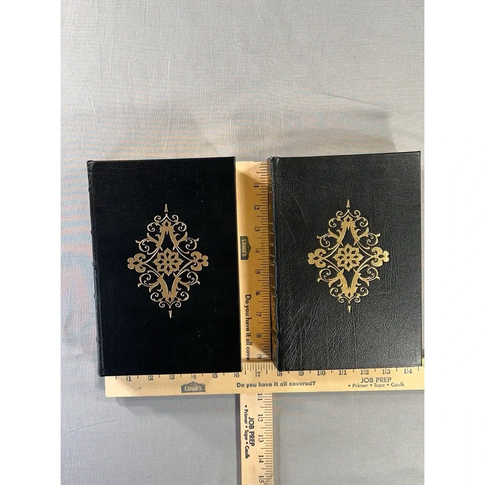 Pistols & Revolvers Vol I and Rifles Vol II Leather bound Books NRA